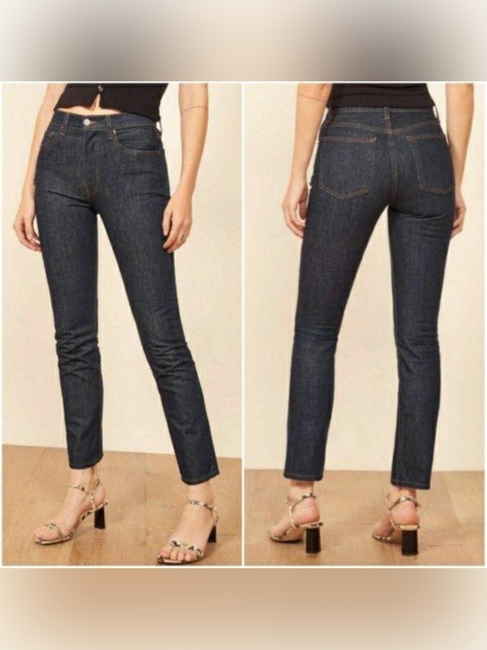 Reformation Julia High Cigarette Jean - Picture 2 of 7